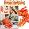Flavery 3D Printed Dragon - 24 inch Large 3D Printing Animals Fidget Toy, Surprise Gift for Christmas, Birthday, Easter, Cool Figurine Decor for Kids and Adults, Dragon Lovers(Red Gold) view 4