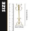 1/12 Dollhouse Coat Tree Metal Clothes Hanger Model Coat Rack Stand Mini Furniture Toy for DIY Scene Entryway Decoration Accessory view 2