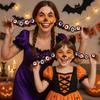 Halloween Hair Accessories, 2 Pcs Eyeball Braided Hair Extensions, Spooky Synthetic Tie-On Braids for Girls & Women, Fun Trick-or-Treat Cosplay Party Decorations view 3