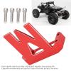 RC Servo Protector Aluminum Alloy Servo Guard for Axial VP 90018 90053 90046 1/10 RC Car Upgrade Durable Lightweight Performance Enhancer (Red) view 3