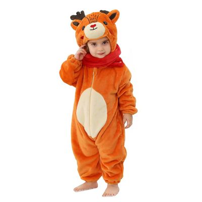 ABTSHU Baby Reindeer Costume Toddler Halloween Dress Up Outfit 18-24 Months