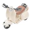Pongnas Mini Electric Doll Scooter,Adorable ABS Doll Scooter with Lights and Music for Stylish Decor,Quality Rolling Wheels (Beige) view 1