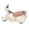 Pongnas Mini Electric Doll Scooter,Adorable ABS Doll Scooter with Lights and Music for Stylish Decor,Quality Rolling Wheels (Beige) view 2