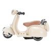 Pongnas Mini Electric Doll Scooter,Adorable ABS Doll Scooter with Lights and Music for Stylish Decor,Quality Rolling Wheels (Beige) view 3