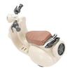 Pongnas Mini Electric Doll Scooter,Adorable ABS Doll Scooter with Lights and Music for Stylish Decor,Quality Rolling Wheels (Beige) view 4