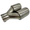 Auto Parts Exhaust Pipe Dual Outlet, 4 outlets, tailpipe Modification Exhaust 63mm-89mm, Suitable for All Models(60mm-89mm) view 3