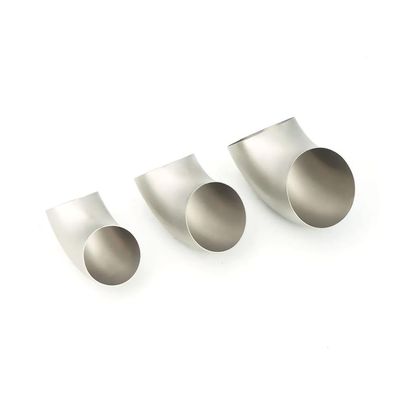 Car Accessories Titanium Alloy Exhaust Pipe 90 Degree Connection Elbow 51mm 63mm 76mm TC18 TA18 TC4 TI-6A1-4V TA3 TA2 GR7 GR12(63mm)