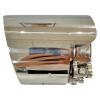 Auto Parts Exhaust Pipe Stainless Steel Tail Throat 120mm in Length Muffler Suitable for General Vehicle Models(60mm-114mm) view 2