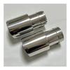 Cars Attachment Exhaust Pipe Tail Pipe Sharp Tail Universal Stainless Steel Straight Edge Flared Silver 114mm 101mm 89mm(51mm-89mm) view 1