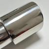 Cars Attachment Exhaust Pipe Tail Pipe Sharp Tail Universal Stainless Steel Straight Edge Flared Silver 114mm 101mm 89mm(51mm-89mm) view 3