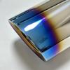 1 Cars Attachment Exhaust Pipe Tail Pipe Muffler Sharp Tail Universal Stainless Steel Straight Edge Flared Blue 114mm 101mm 89mm(67mm-114mm) view 2