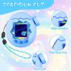 FIOPAZ 3-in-1 Silicone Case for Tamagotchi Paradise, Full Drop Protection for Tamagotchi Paradise Accessories with Body Case & Top Cover & Knob Cap & Lanyard, Connect Without Removal (Glow Blue) view 4