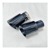 1pcs Cars Attachment Exhaust Pipe Stainless Steel Titanium Black Tail-Throat Horn Outlet Large Diameter 89mm 101mm 114mm Size(63mm-114mm) view 1