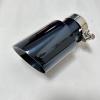 1pcs Cars Attachment Exhaust Pipe Stainless Steel Titanium Black Tail-Throat Horn Outlet Large Diameter 89mm 101mm 114mm Size(63mm-114mm) view 2