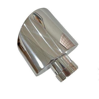 Auto Parts Exhaust Pipe Entrance 60mm 63mm Large Caliber 165mm Tail Throat refit for A4 A6A7 Modified with RS4RS6RS7(Right 63mm-165mm)