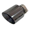 Car Stainless Steel Exhaust Pipe Outlet Large Diameter Modified Tail Pipe 114mm 101mm Electroplating Black high-Grade Gas(51mm-89mm) view 2