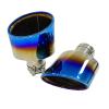Auto Parts Large Diameter Exhaust Pipe, Tail Throat Width 140mm, Thickness 95mm, Tail Throat Baked Blue for A-Series B8 B9(Right 63mm-140mm) view 3