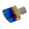 Auto Parts Large Diameter Exhaust Pipe, Tail Throat Width 140mm, Thickness 95mm, Tail Throat Baked Blue for A-Series B8 B9(Right 63mm-140mm) view 4