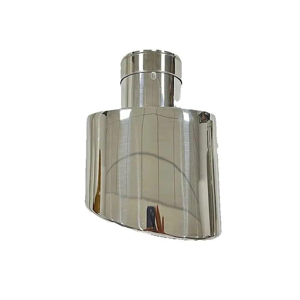 Automobile Parts Large Diameter 304 Stainless Steel Exhaust Pipe Tail Throat Width 140mm Thickness 95mm(Left 63mm-140mm)