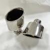 Automobile Parts Large Diameter 304 Stainless Steel Exhaust Pipe Tail Throat Width 140mm Thickness 95mm(Left 63mm-140mm) view 2