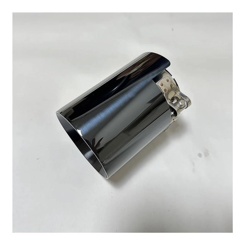 Auto Parts Exhaust Pipe Tail Throat Suppressor Caudal Bill Stainless Steel Titanium Black Be Suitable for M2 M3 M4 M5 M6 BMW F87(Lavender)
