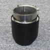 Cars Attachment Exhaust Pipe System Muffler Carbon Fiber Matte tailpipe 104mm 114mm 120mm Long Diameter Exhaust tailpipe(63mm Out 114mm) view 4