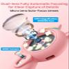 Acoath Microscope for Kids, Auto-Focus Handheld Digital Microscopes with 2.0" Screen, 8 LEDs Rechargeable Pocket Mini Microscope Christmas Gifts Educational Science Toys for Ages 5 6 7 8 9 10 11 12 view 2