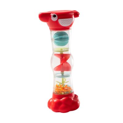EHJRE Rain Toy 9.4x3.9inch Accessory Educational Sand Timer Rattle, Red
