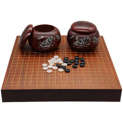 Top Natural Crystal Jade Go Board Game Set, Go Game - Weiqi, Wei Qi, Chinese Decor & Gifts, Chinese New Year Decor