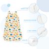 Muishi Colorful Adorable Snails Baby Wearable Blanket Infant Boys Girls Sleeping Bag For Newborn Unisex Baby Stuff Sleep Sack Suit M(6-12month) view 4