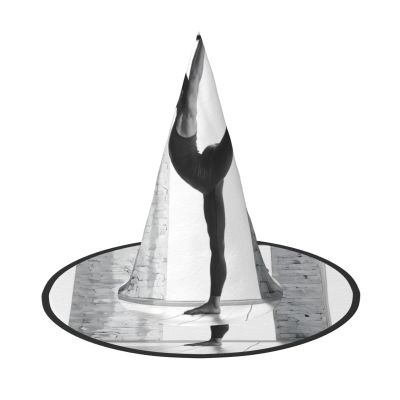 JEKYDOSD New Love Gymnastics Print Halloween Hat Spooky Party Accessory, Carnivals Masquerade Balls