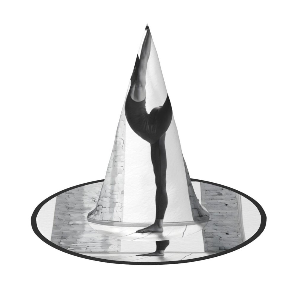 JEKYDOSD New Love Gymnastics Print Halloween Hat Spooky Party Accessory, Carnivals Masquerade Balls