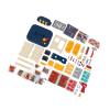 Hamwesh Mosaic Drill Set, Plastic Lifelike Simulation Electric Drill with Double Sided Toy Tool Set for Kids view 3