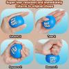 10/50/100PCS Custom Stress Balls with Logo/Text, Personalized Stress Balls Bulk for Adults Business Employee (Round) view 4