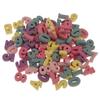 100Pcs Complete 0-9 Wood Numbers Craft Home Decoration Wedding Birthday view 2