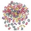 100Pcs Complete 0-9 Wood Numbers Craft Home Decoration Wedding Birthday view 3