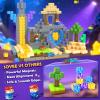 100PCS Magnetic Blocks: Build Mine Magnet World Set Magntic Toys for 4-8 STEM Building Cubes Magnetic Tiles Sensory Educational Toys for 3+ Years Old Boys Girls Birthday Christmas Gifts view 3