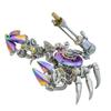 3D Metal Puzzle for Adults, 280Pcs 3D DIY Mechanical Steampunk Domineering Crab Model Kits with LED Lights, Creative Art Ornament for Home & Office view 1