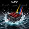 2026 New 60A Brushed 2-3S Waterproof ESC, Electronic Speed Controller with Power Witch, WP 1060 RC ESC for 1/10 Scale RC Crawler Car, Boats, Truck (Tamiya Plug) view 3