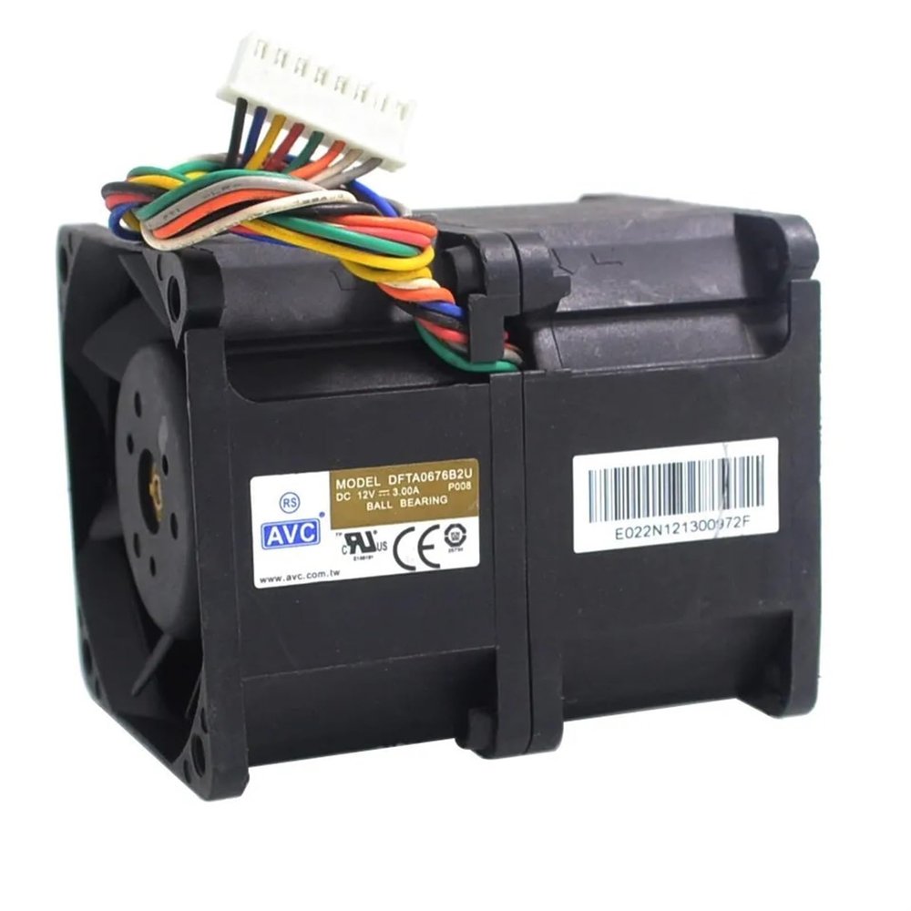 1pcs 6076 6CM 60mm High Speed Car Booster Fan 12V 3A DFTA0676B2U 60 * 60 * 76mm