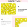 Hearts Bright Yellow Fitted Crib Sheet for Boys Girls Baby Mini Crib Sheets for Toddler Mattresses,39 x 27 in view 4