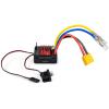 2026 New 60A Brushed 2-3S Waterproof ESC, Electronic Speed Controller with Power Witch, WP 1060 RC ESC for 1/10 Scale RC Crawler Car, Boats, Truck (XT60 Plug) view 1