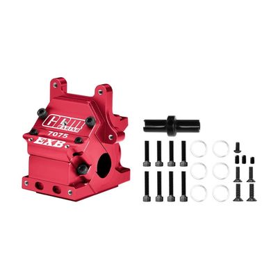 Aluminum 7075-T6 Alloy Front Or Rear Gear Box for Arrma 1:8 KRATON 6S / Talion/Outcast/Typhon/Notorious / 1:7 Mojave 6S / Big Rock/Infraction / 1:10 SENTON - Red
