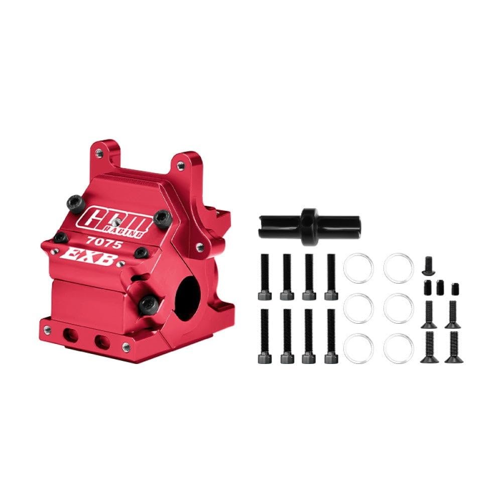 Aluminum 7075-T6 Alloy Front Or Rear Gear Box for Arrma 1:8 KRATON 6S / Talion/Outcast/Typhon/Notorious / 1:7 Mojave 6S / Big Rock/Infraction / 1:10 SENTON - Red
