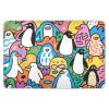 Cute and Colorful Cartoon Penguins Extra Large Resuable Potty Training Pad Waterproof Washable Sheet Cover Underpads Breathable Toddler Bedding Products for Kids Adults Pets , 52" L x 34" W view 1