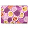 Cartoon Cute Passion Fruit Purple Extra Large Resuable Bed Underpads Waterproof Washable Diaper Changing Pad Slip-Resistant Travel Mattress for Kids Adults Pets , 52" L x 34" W view 1
