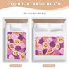 Cartoon Cute Passion Fruit Purple Extra Large Resuable Bed Underpads Waterproof Washable Diaper Changing Pad Slip-Resistant Travel Mattress for Kids Adults Pets , 52" L x 34" W view 4