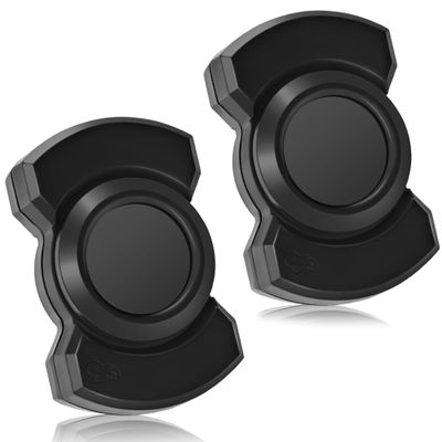 3-in-1 Fidget Spinner Toy for Adult Metal Slider Clicker Spinner Magnetic for Office Desk Toy Valentines Day Gifts for Him Stress Anxiety Relief ADHD Autism Magnet EDC Cool Gadget Gifts - 2PC Black