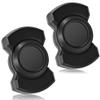3-in-1 Fidget Spinner Toy for Adult Metal Slider Clicker Spinner Magnetic for Office Desk Toy Valentines Day Gifts for Him Stress Anxiety Relief ADHD Autism Magnet EDC Cool Gadget Gifts - 2PC Black view 1