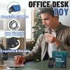 3-in-1 Fidget Spinner Toy for Adult Metal Slider Clicker Spinner Magnetic for Office Desk Toy Valentines Day Gifts for Him Stress Anxiety Relief ADHD Autism Magnet EDC Cool Gadget Gifts - 2PC Black view 4